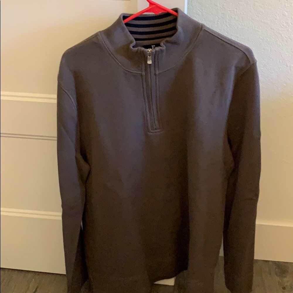 Faconnable quarter zip sweater